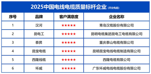 2025中國(guó)電線電纜質(zhì)量標(biāo)桿企業(yè) 重慶技術(shù)服務(wù)助力質(zhì)量強(qiáng)國(guó)建設(shè)，引領(lǐng)行業(yè)高質(zhì)量轉(zhuǎn)型